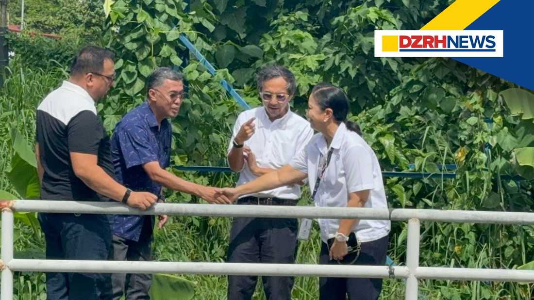Dizon, Robredo inspect progress of administration’s flood mitigation project in Naga City