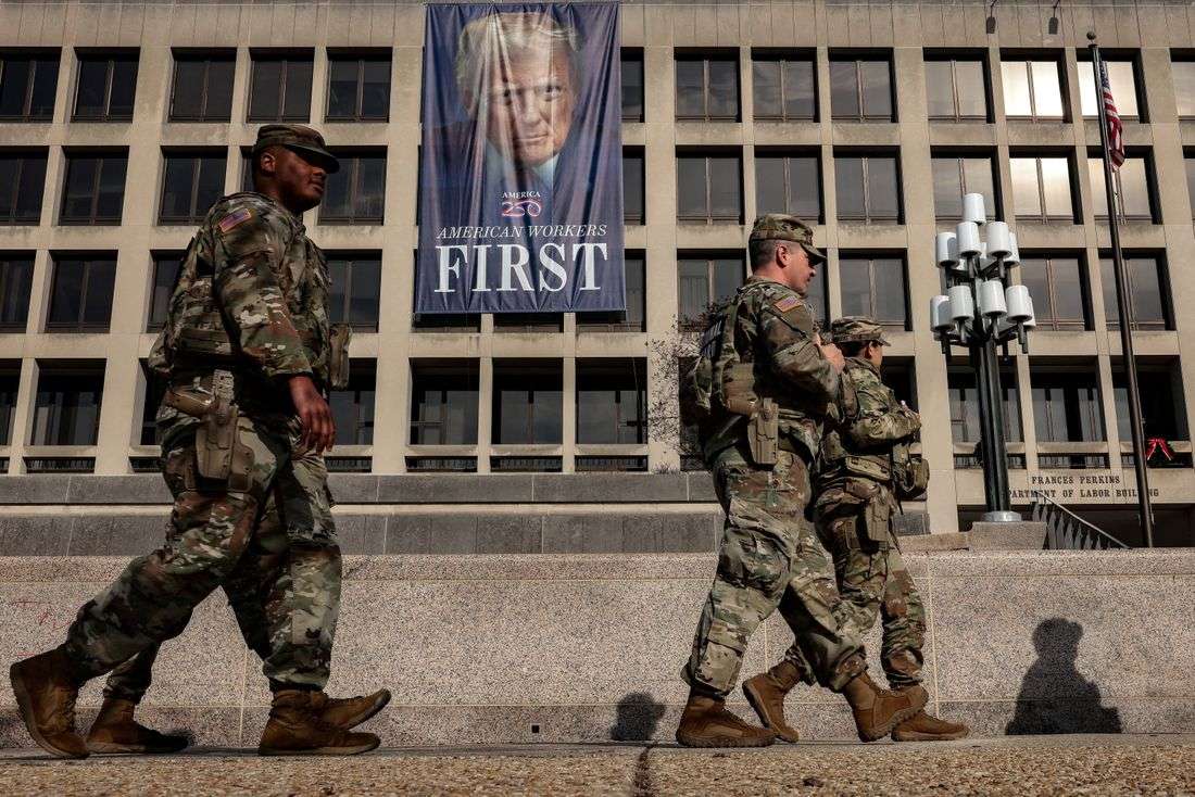 Trump put thousands of soldiers on Washington’s streets. They seldom stop crime