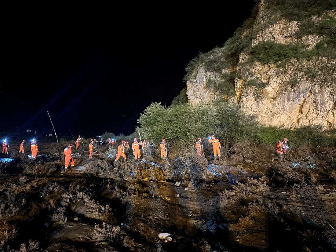 Landslide death toll rises in China's Gansu Province as heavy rains continue