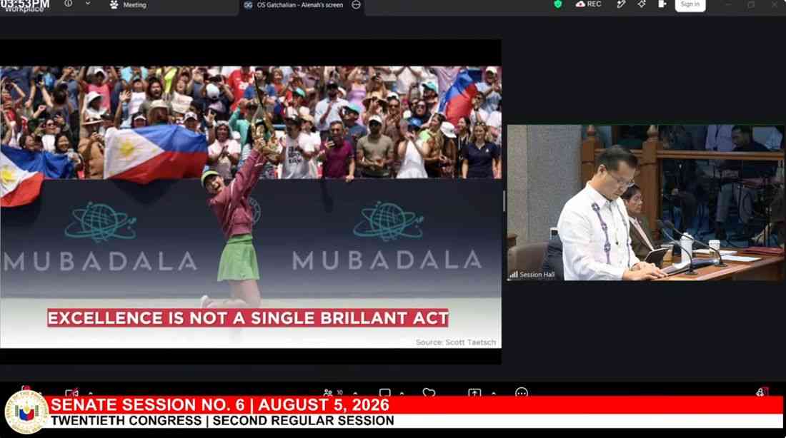 Proposed Senate resolutions honoring Alex Eala reach a record 38