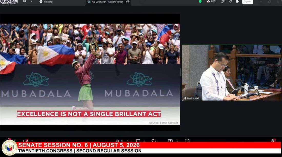 Proposed Senate resolutions honoring Alex Eala reach a record 38