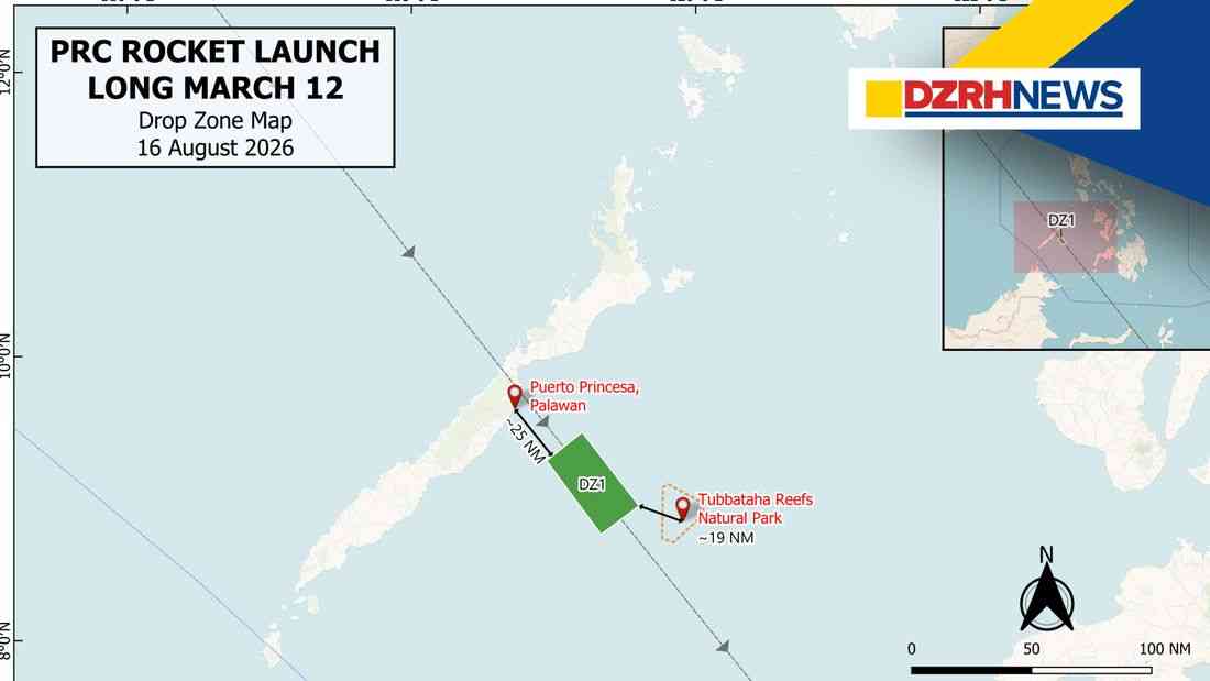 PhilSA confirms Long March 12 rocket launch, warns of debris risks in PH waters