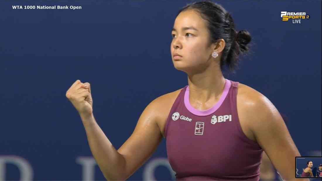 Eala survives McNally, secures Round of 16 spot in National Bank Open