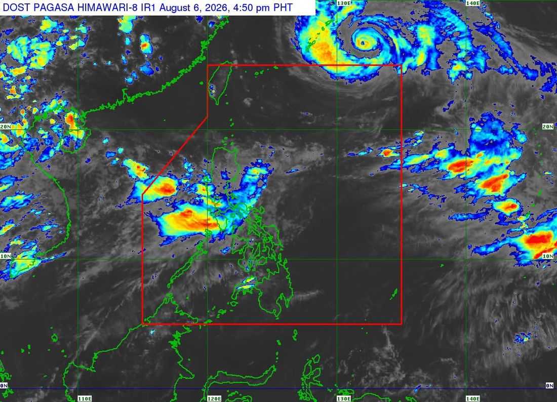 #MaymayPH now over the PH sea — PAGASA