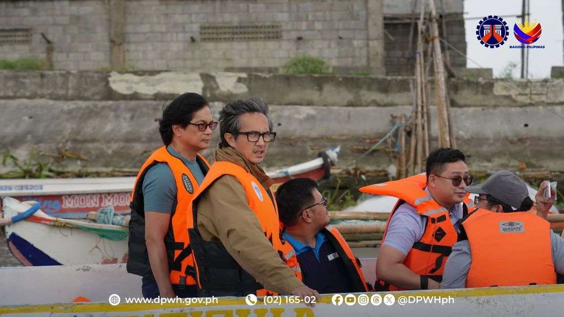 Dizon, Abalos inspect flood-prone areas in Bulacan