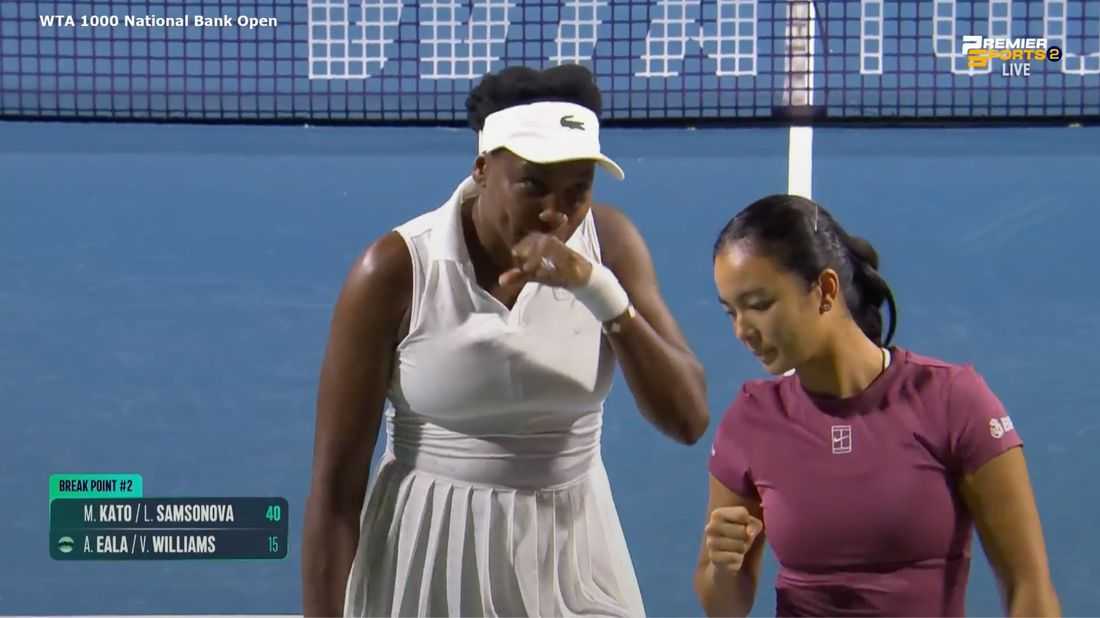 Eala-Williams doubles run ends at National Bank Open Round of 32