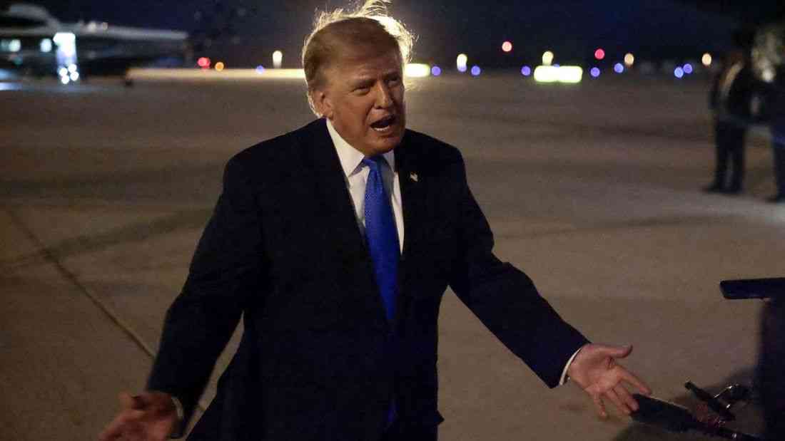 Trump reiterates his positive portrayal of Iran talks