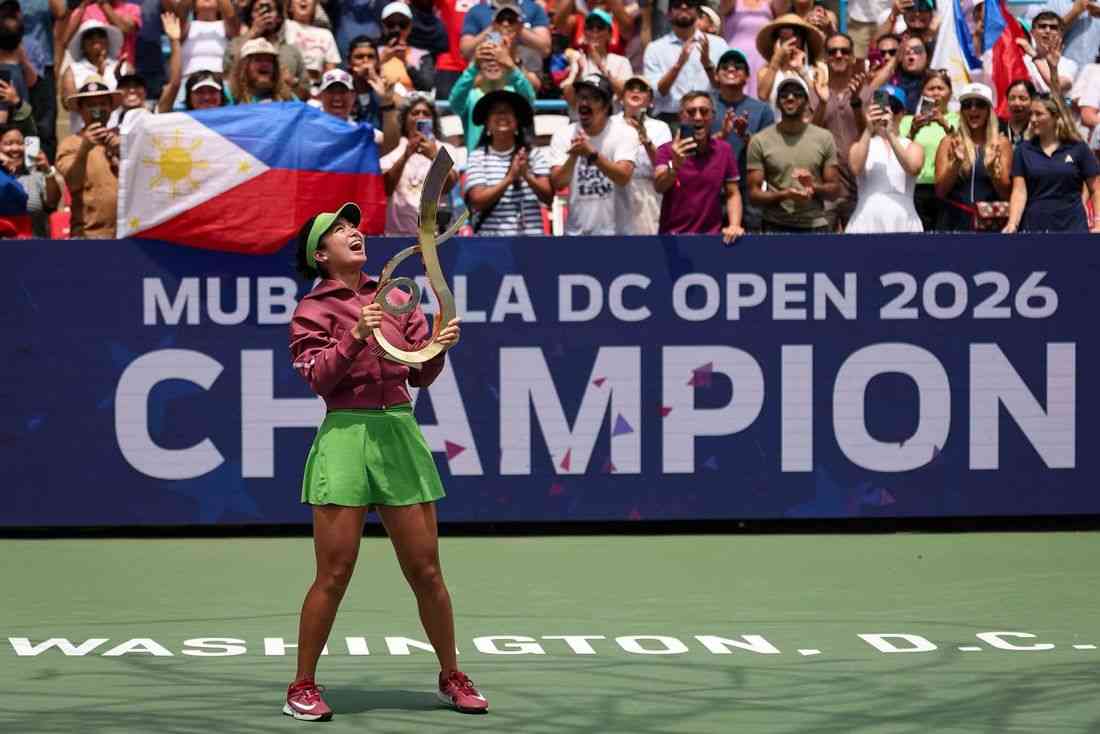 Eala stuns top seeds, rallies past Pegula for first WTA 500 crown at DC Open