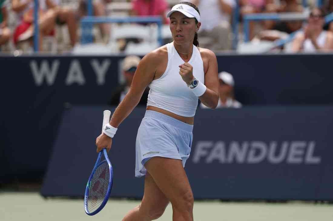 Tennis-Pegula sets up Washington Open final against Eala