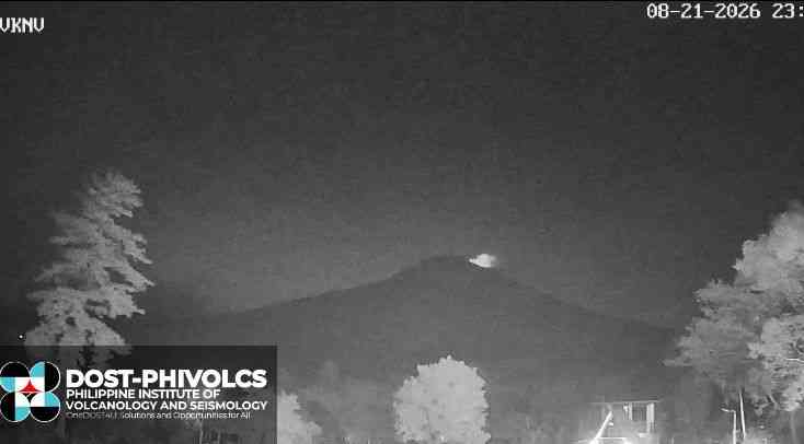 Phivolcs: Superheated plume activity seen at Kanlaon Volcano