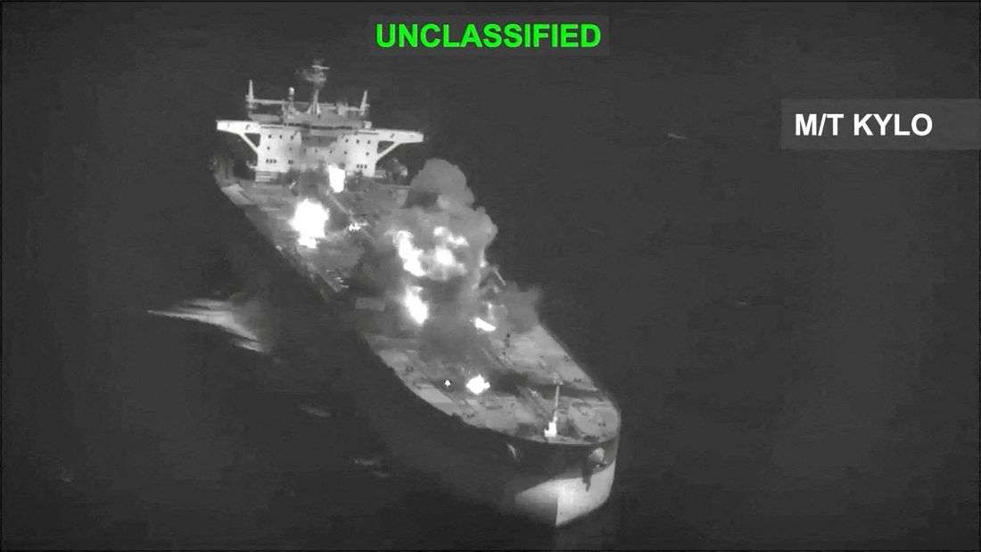 US, Iranian forces fire at vessels in waters near Iran