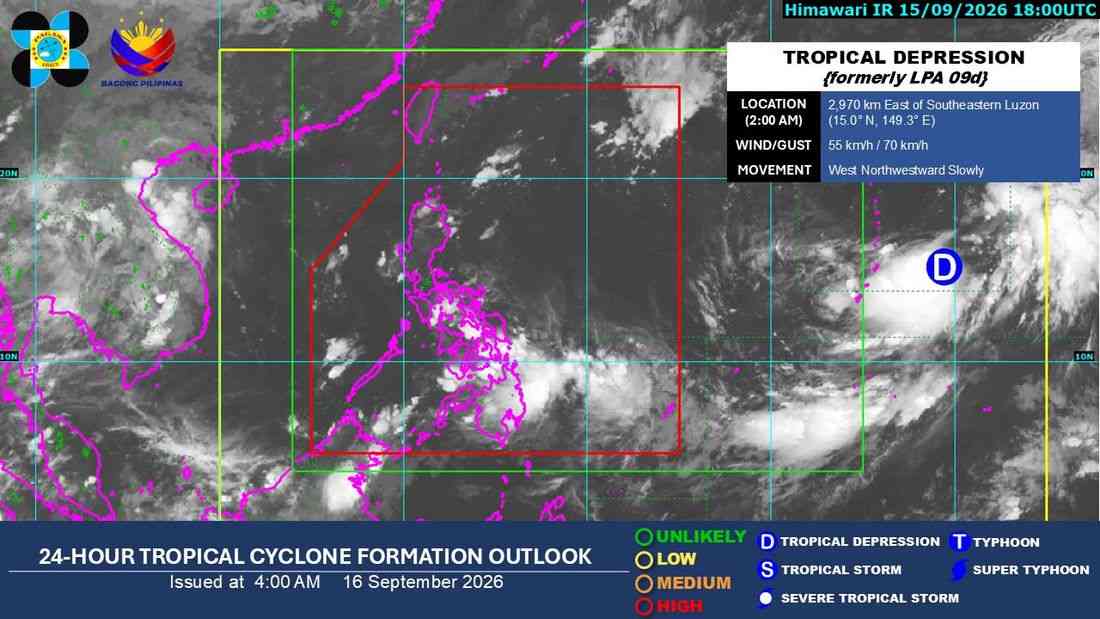 ITCZ to bring rains, thunderstorms over parts of Visayas, Mindanao
