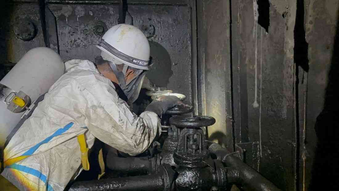 PCG to conduct final sweep of MV June Aster after engine room dewatered