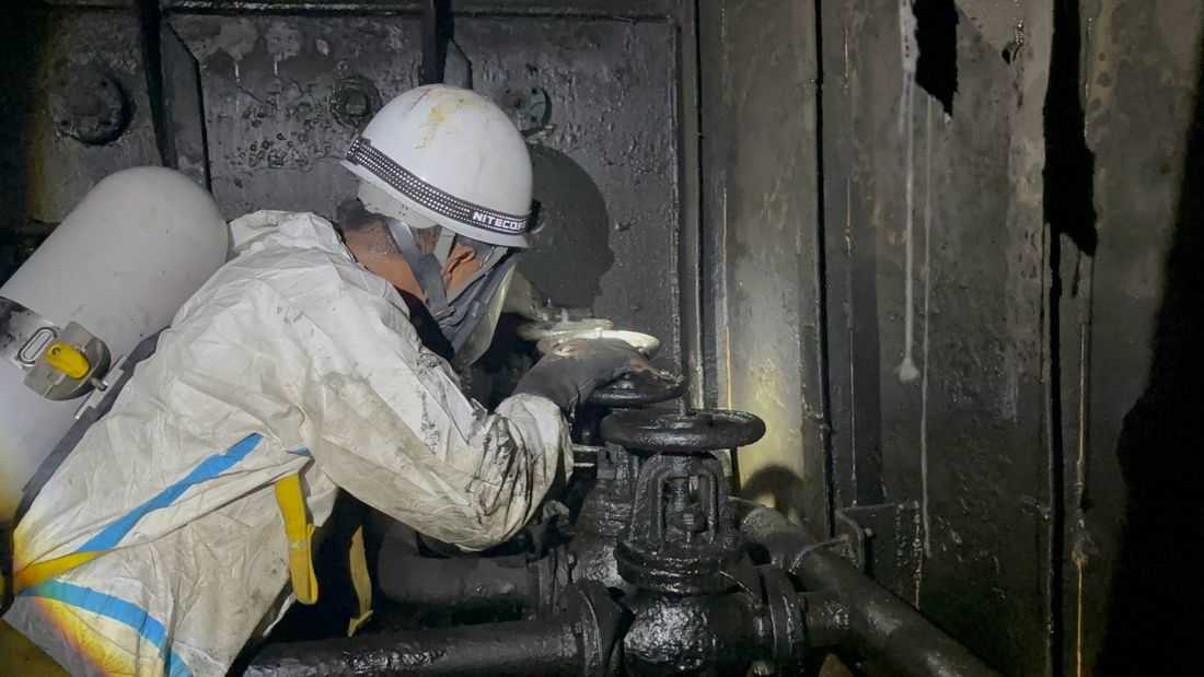 PCG to conduct final sweep of MV June Aster after engine room dewatered