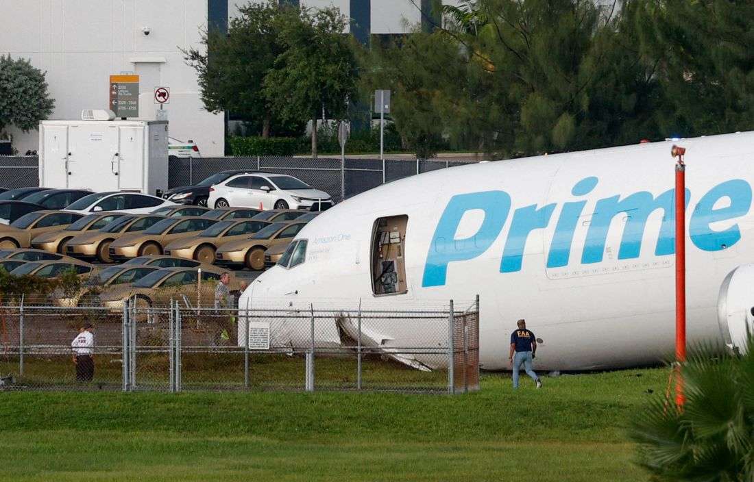 At least 5 killed in Amazon Prime Air cargo plane crash in Miami