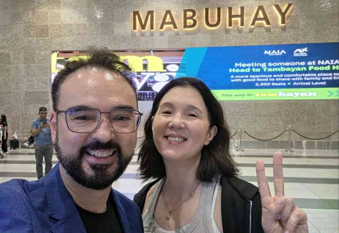 Cayetanos back from Singapore, say trip was private, just to rest