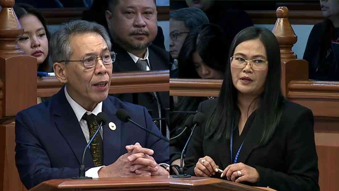 Diokno, Sison clash over ‘accused’ term for VP Sara in impeachment trial