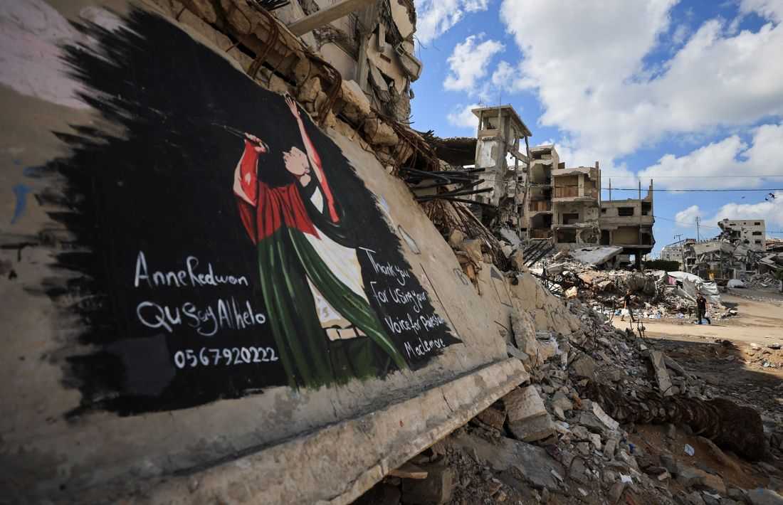 Mural of rapper Macklemore painted in Gaza after Sheeran tour furore