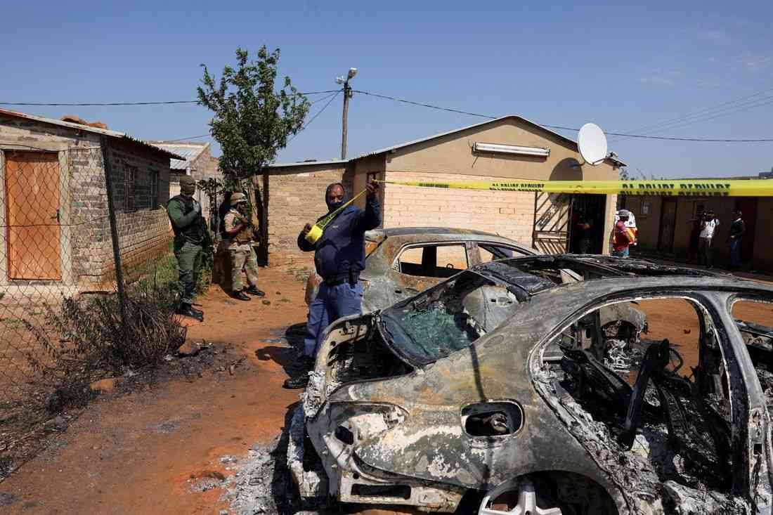 South African township living in fear after tavern shooting that left 18 dead