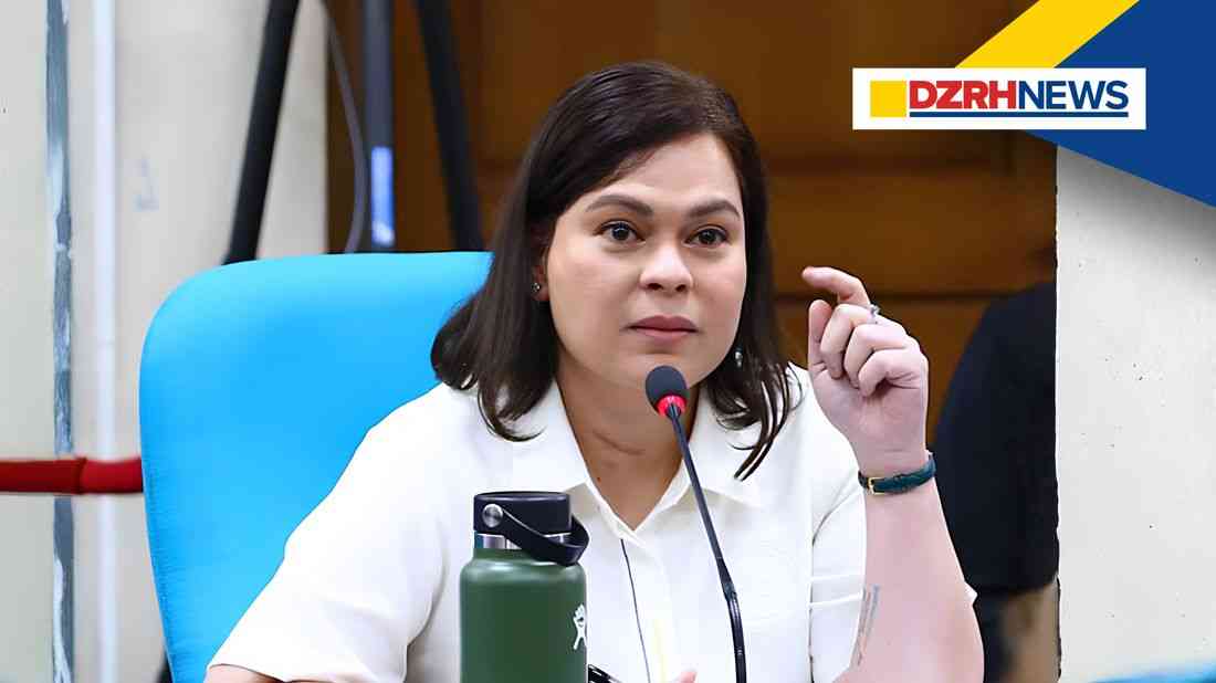 VP Duterte confirms receipt of arrest warrant over alleged grave threats