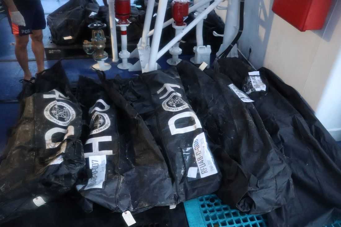 PCG: 30 cadavers recovered from fire-hit ferry off Palawan