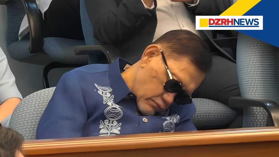 Abante falls asleep during impeachment trial