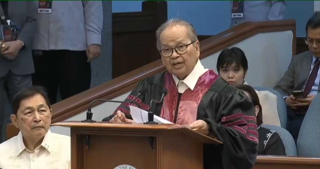 Panganiban says active participation essential to meaningful impeachment judgment