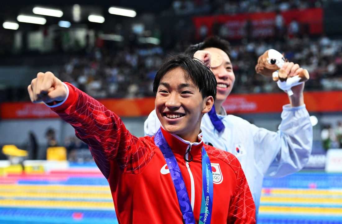Games-Japan's Ohashi lights up home Asiad with world record