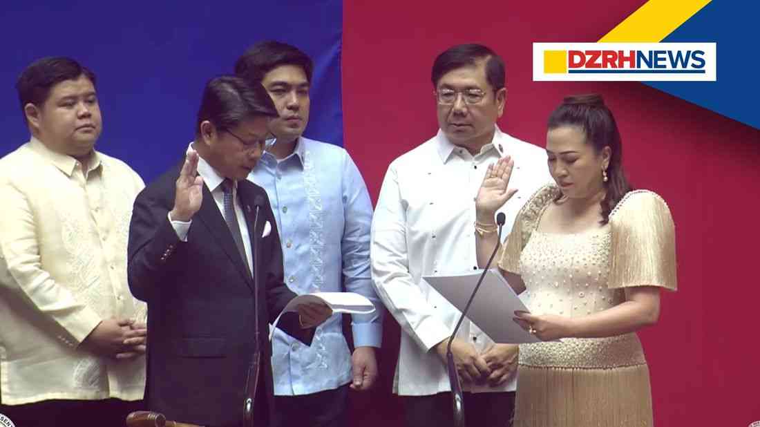 Jenny Barzaga takes oath as new Cavite 4th district representative