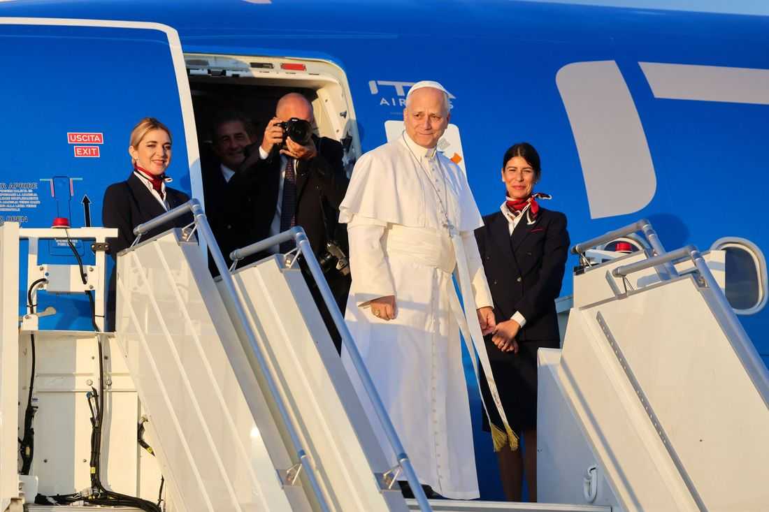 Asked about CNN White House ban, Pope Leo says all journalists are 'welcome' to cover him