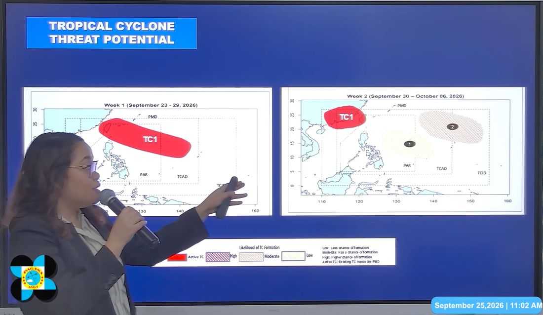 NDRRMC raises Blue Alert as TS Queenie approaches Philippine sea