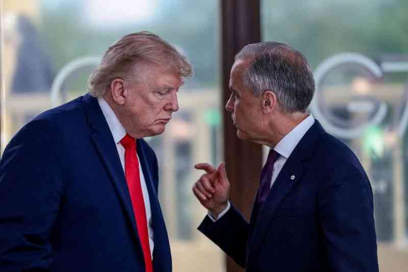Carney says he spoke recently to Trump about Iran, Ukraine