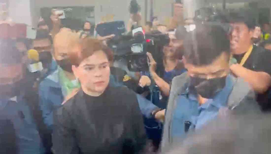 VP Sara posts bail over grave threats case at QC court