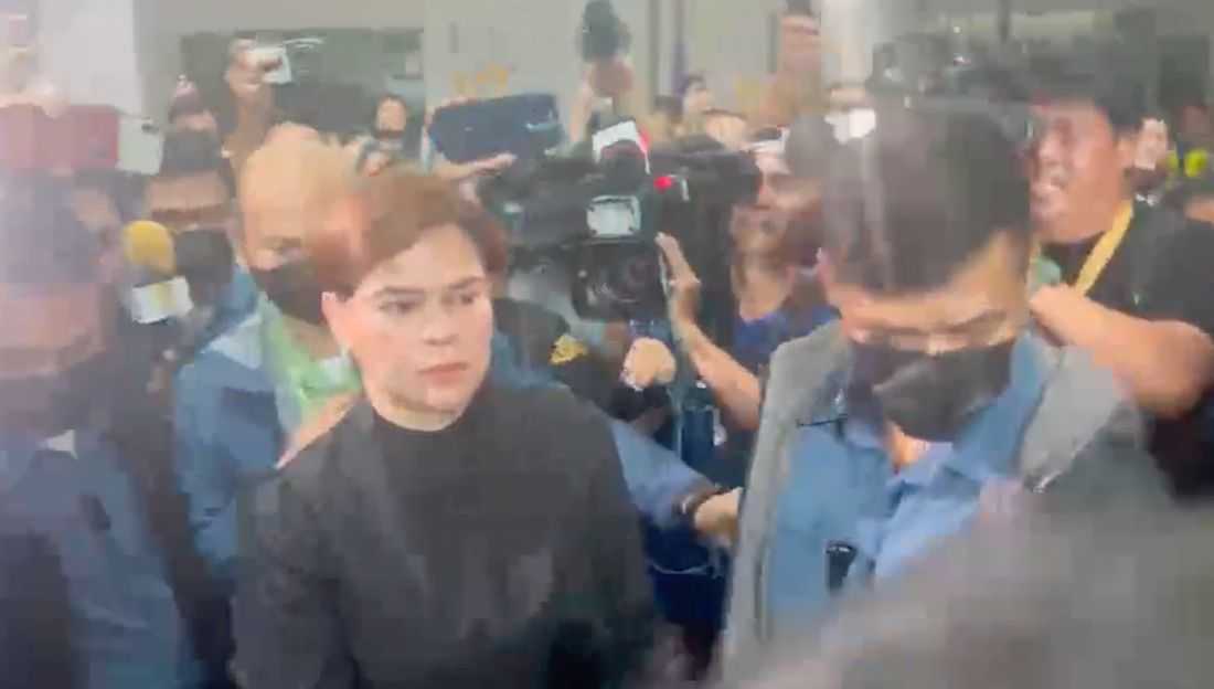 VP Sara posts bail over grave threats case at QC court