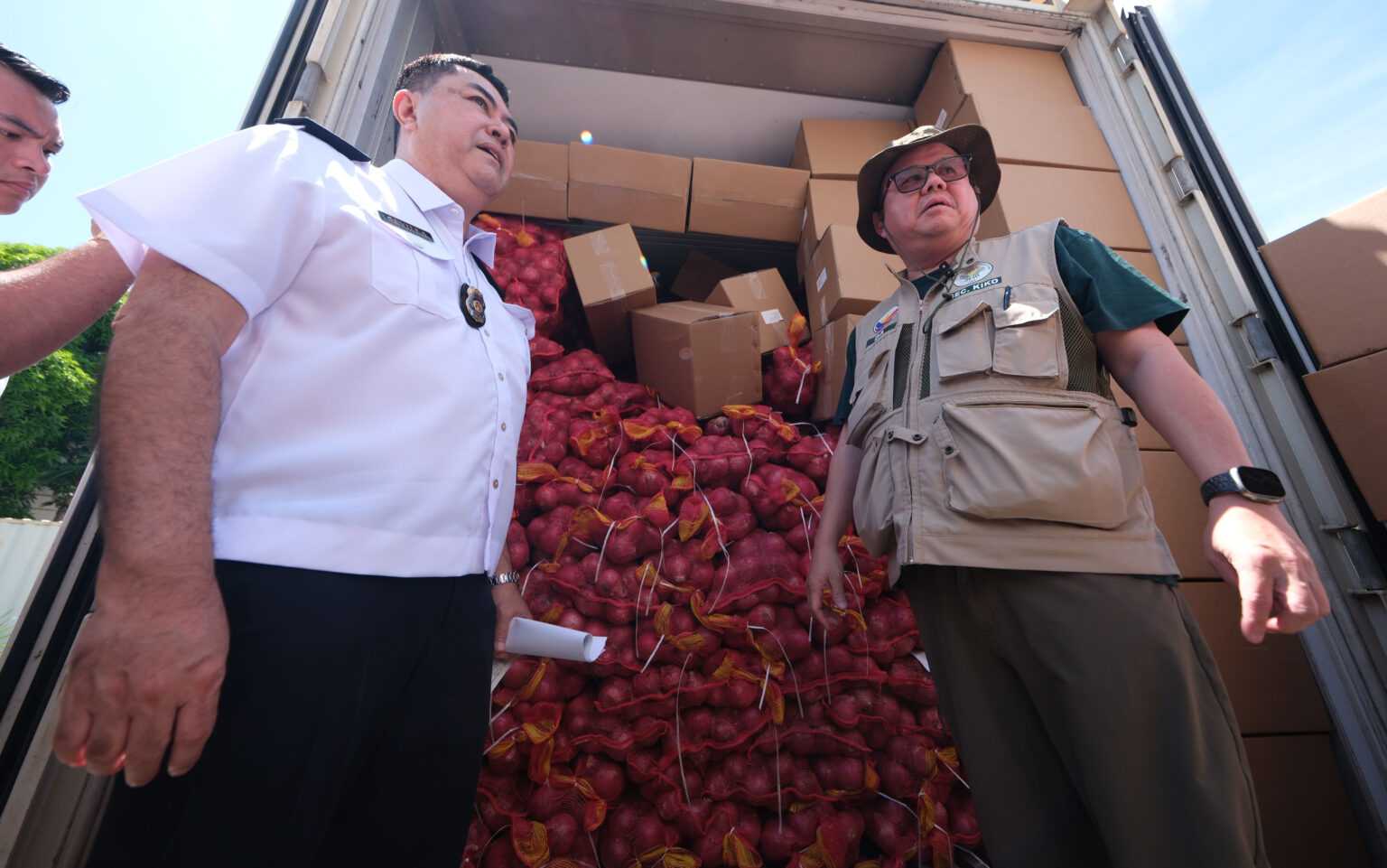 25 metric tons of contaminated onions intercepted in Mindanao