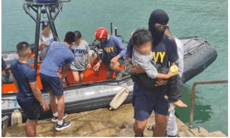 6 passengers rescued from distressed motorboat off Palawan