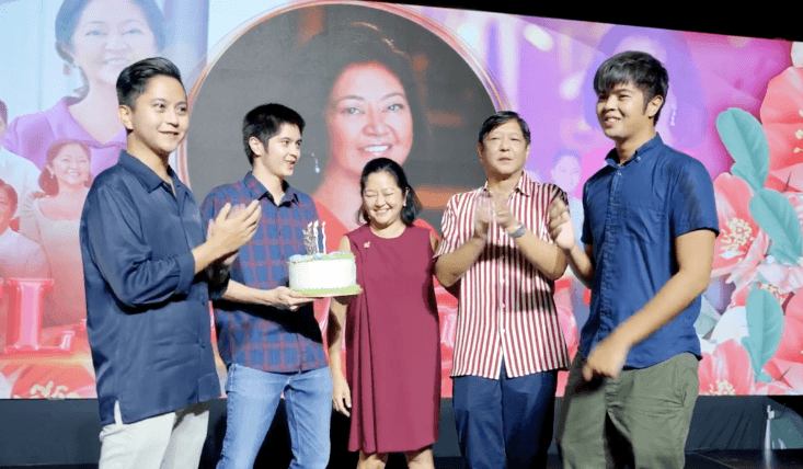 Prez Marcos, children throw surprise birthday bash for First Lady Liza Marcos