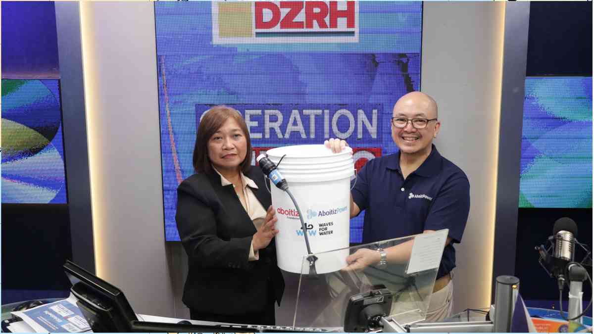Aboitiz Power donates 300 water filtration buckets to Operation Tulong