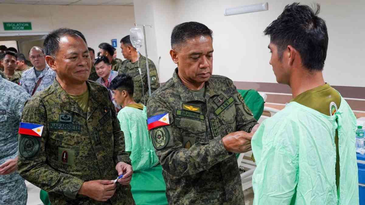AFP honors soldiers wounded in Basilan clash