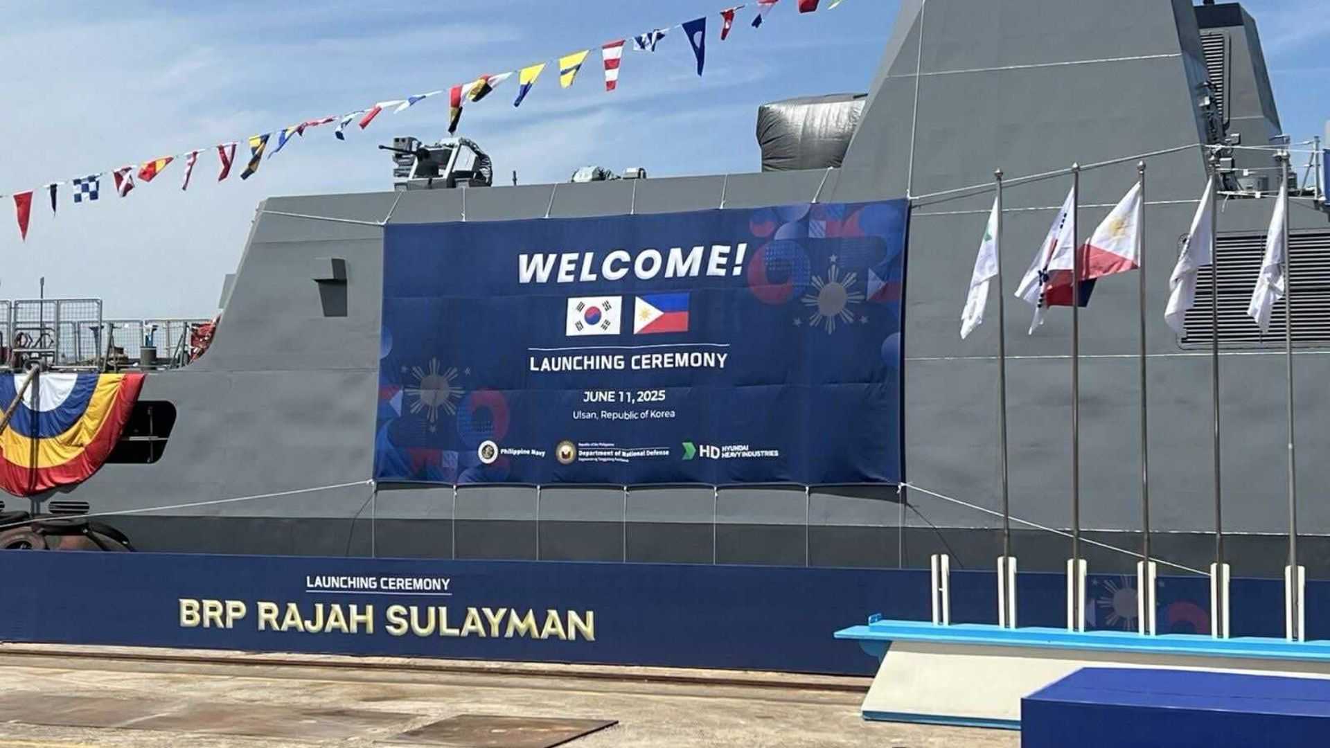 AFP inaugurates BRP Rajah Sulayman in South Korea ahead of Independence Day