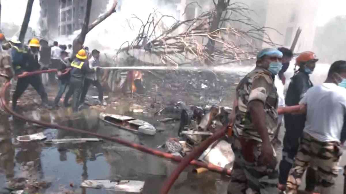 Air India plane with 242 on board crashes at India's Ahmedabad airport