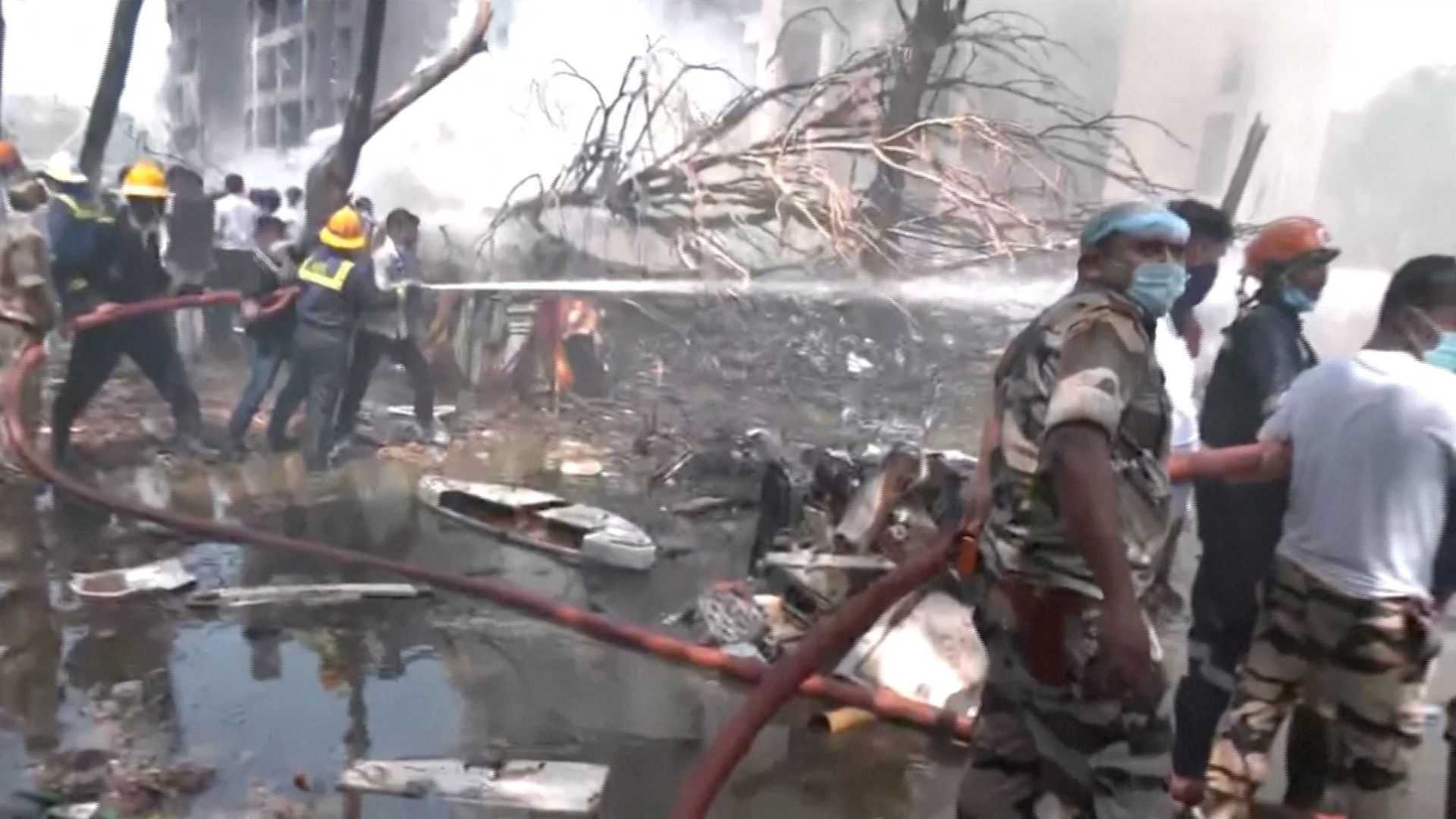 Air India plane with 242 on board crashes at India's Ahmedabad airport