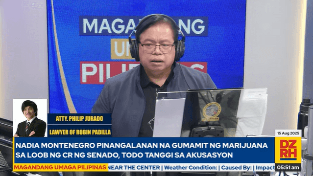 'Ang layo ng istorya': Padilla’s lawyer questions media narrative on Nadia Montenegro's alleged marijuana use in Senate premises