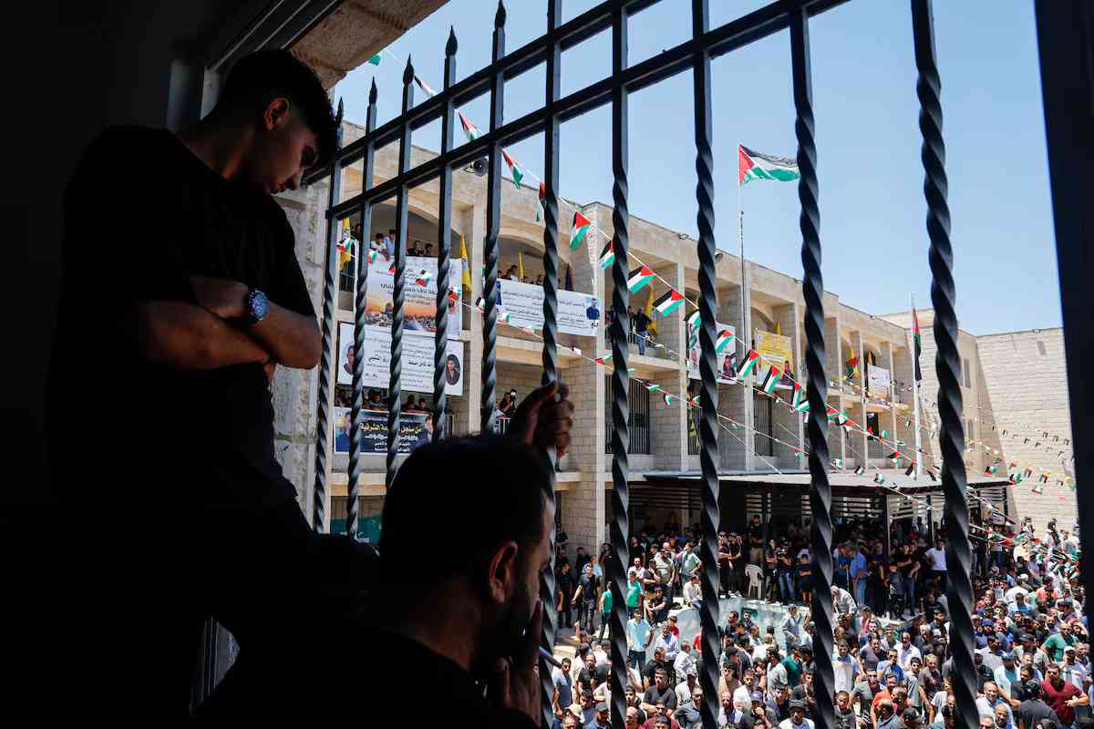 Anger turns towards Washington in West Bank town mourning two men killed by settlers