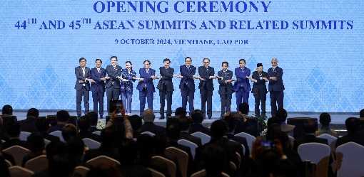 ASEAN leaders meet in Laos as Thai PM urges Myanmar engagement ahead of election