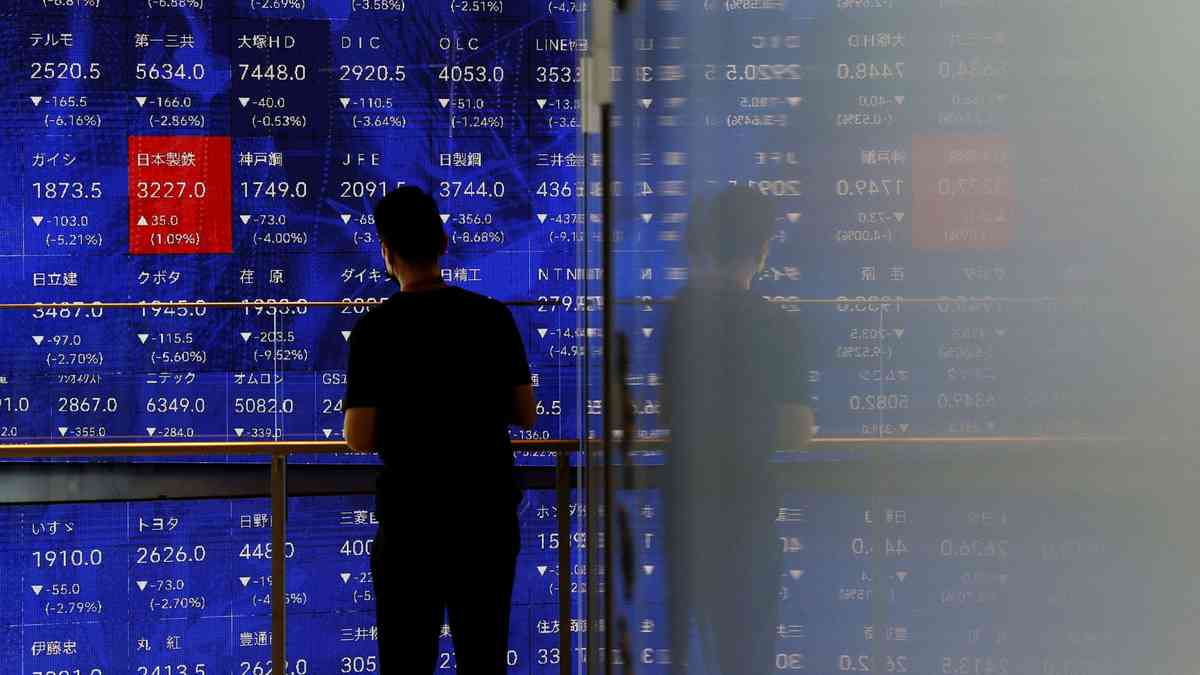 Asian shares drop, long-dated Treasuries set for worst week in a year