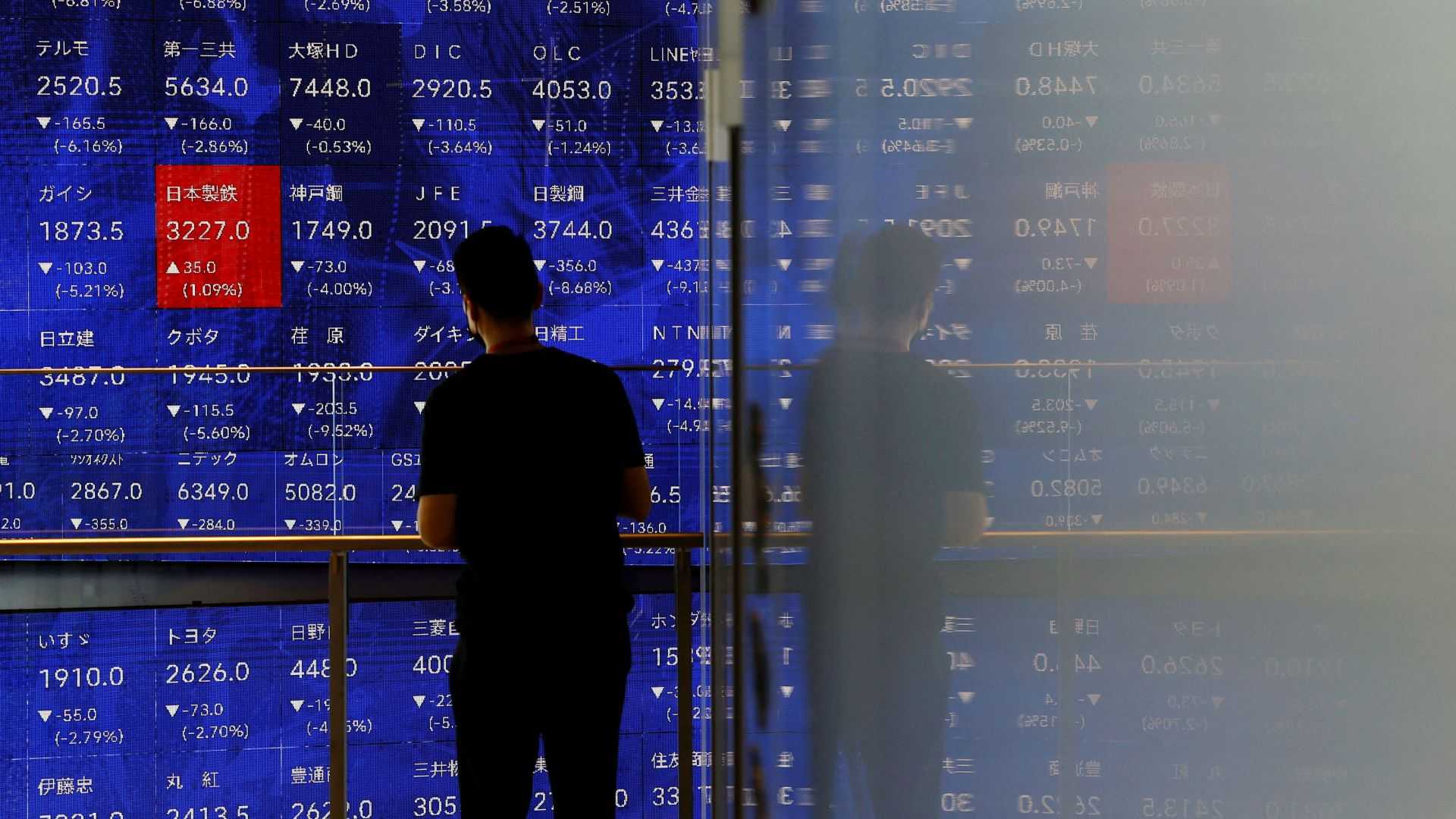 Asian shares drop, long-dated Treasuries set for worst week in a year