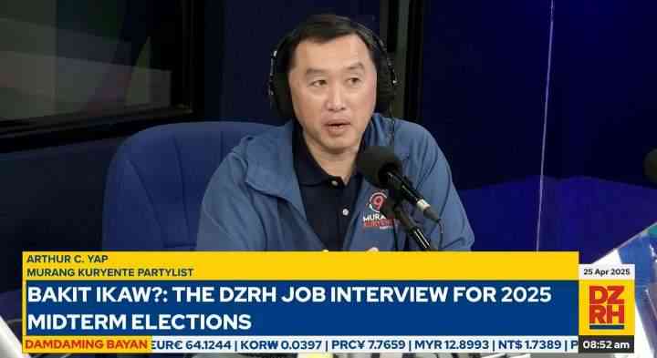 #BakitIkaw: Former governor Arthur Yap calls for stronger help for national irrigation and electric power reliability