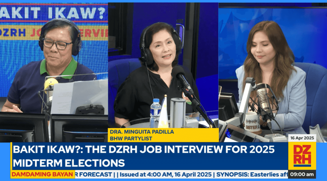 #BakitIkaw: Dra. Minguita Padilla vows to champion the rights of barangay health workers and health reforms in Congress