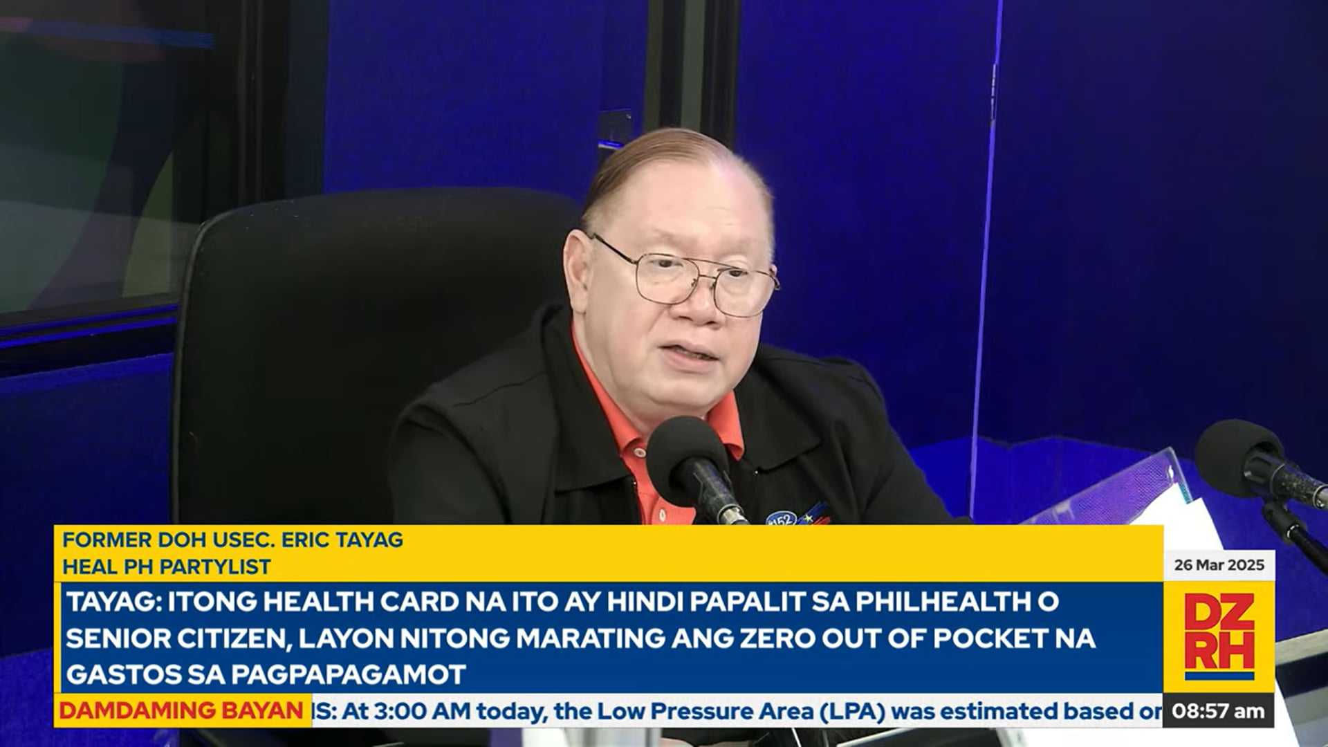 #BakitIkaw: Ex-DOH Usec. Erik Tayag calls for access to quality health services, pushes for national ‘health card’